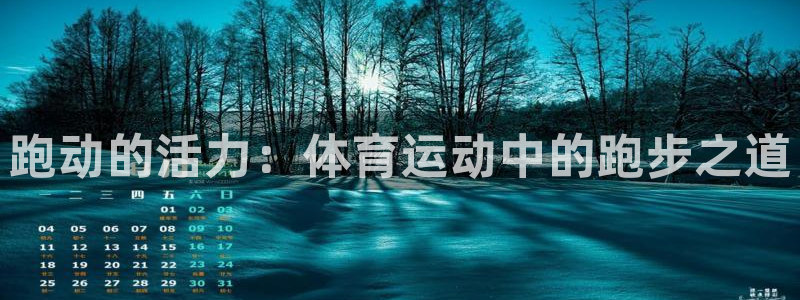 利记官网下载招商电话地址查询:跑动的活力:体育运动中的跑步之
